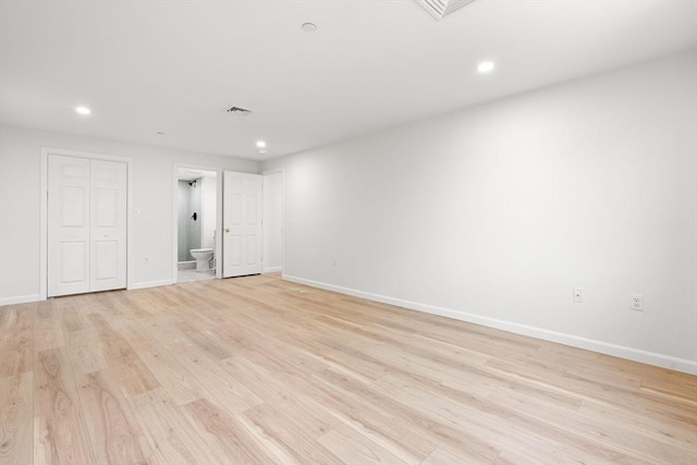 64 Willard St Unit 408, Quincy, MA 02169 - empty room with recessed lighting and light wood finished floors