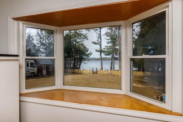 192 Sherbert Rd, Ashburnham, MA 01430 - doorway with a water view
