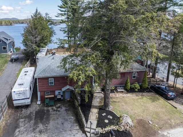 192 Sherbert Rd, Ashburnham, MA 01430 - drone / aerial view featuring a water view