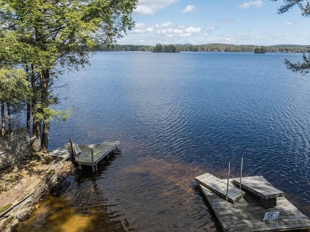 192 Sherbert Rd, Ashburnham, MA 01430 - dock area featuring a water view