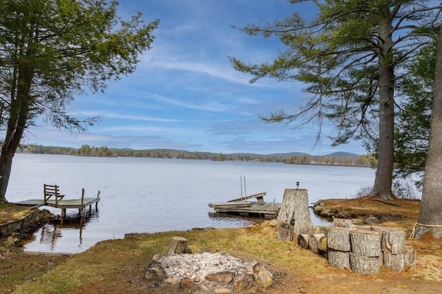 192 Sherbert Rd, Ashburnham, MA 01430 - view of dock with a water view