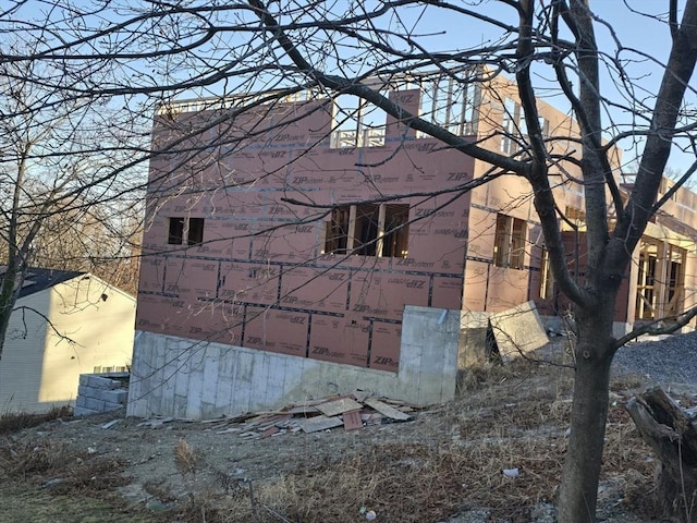 view of side of property