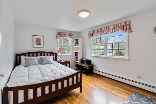10 Mallard Rd, Acton, MA 01720 - bedroom with light wood-type flooring and a baseboard heating unit