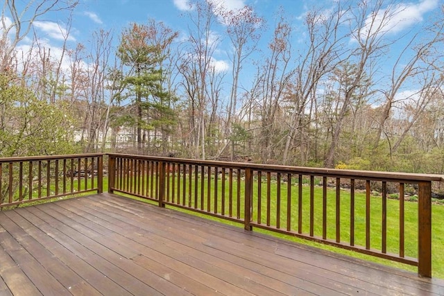10 Mallard Rd, Acton, MA 01720 - wooden deck with a yard