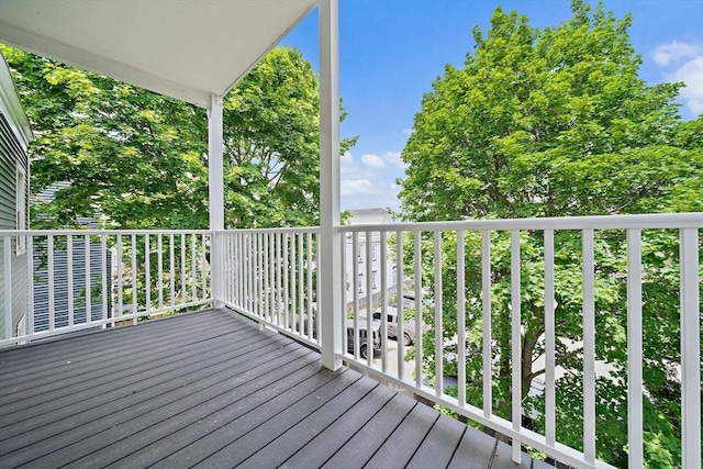 32 Gibson Unit 2, Boston, MA 02122 - view of wooden terrace
