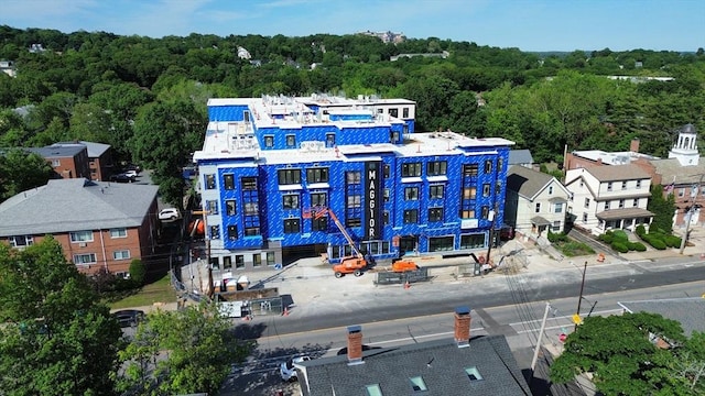 1025 Massachusetts Ave Unit 502, Arlington, MA 02476 - drone / aerial view