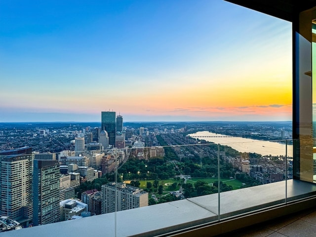 city view featuring a water view