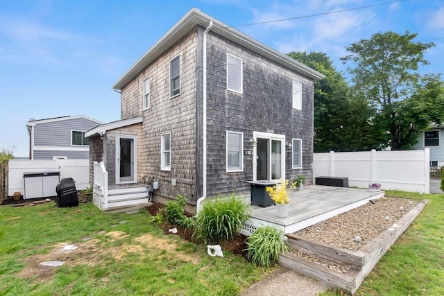 80 Lennox Rd Unit 1, Nahant, MA 01908 - back of house featuring a wooden deck