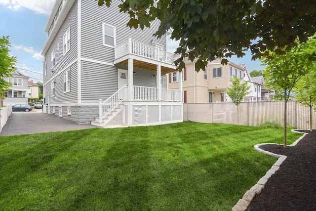 57 Garrison Ave Unit 57, Somerville, MA 02144 - back of property with a balcony and stairs