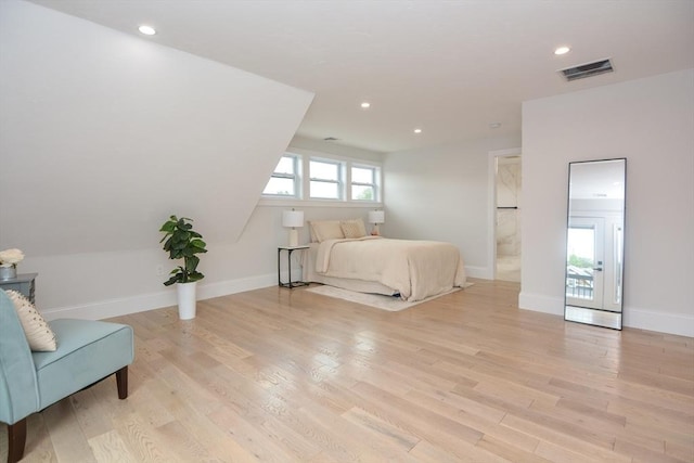 57 Garrison Ave Unit 57, Somerville, MA 02144 - bedroom featuring light wood-style flooring and recessed lighting