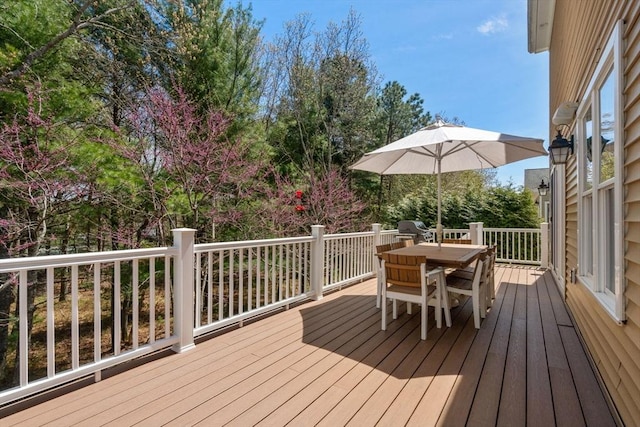 16 Boatwrights Loop, Plymouth, MA 02360 - wooden terrace with outdoor dining area