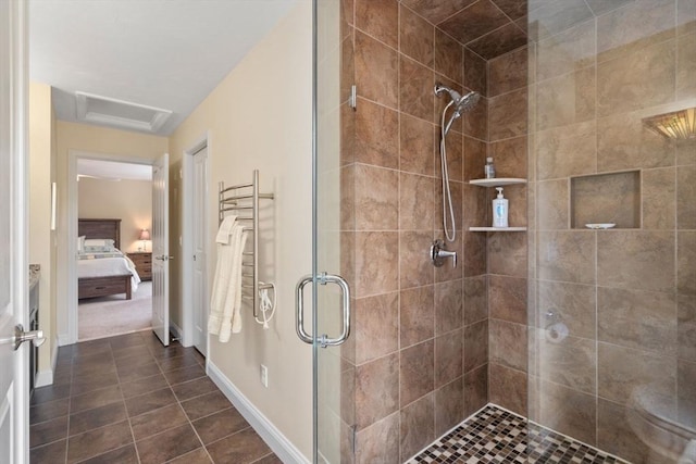 16 Boatwrights Loop, Plymouth, MA 02360 - ensuite bathroom with connected bathroom, visible vents, baseboards, and a shower stall