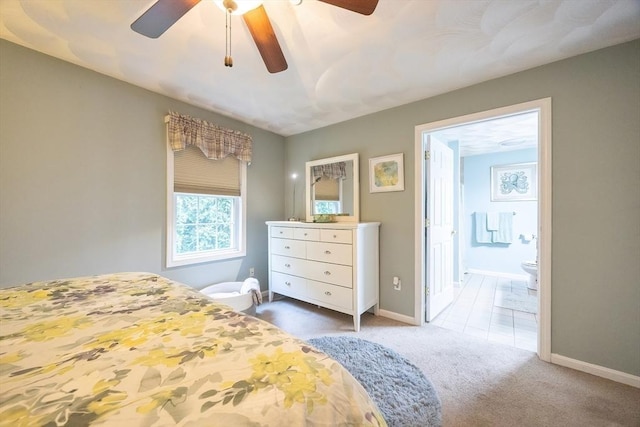 65 Bliss Ave Unit 4, Attleboro, MA 02703 - carpeted bedroom featuring ensuite bathroom and ceiling fan