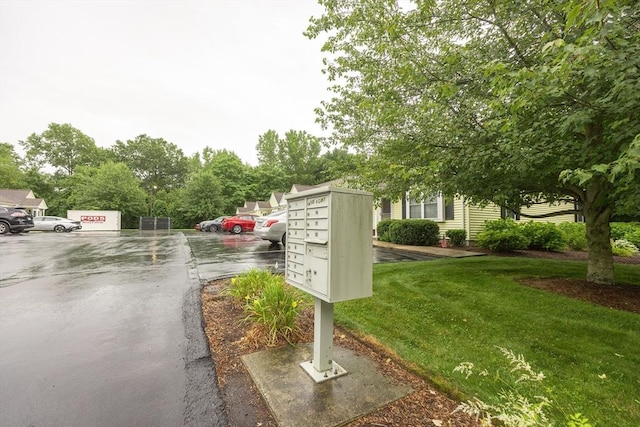65 Bliss Ave Unit 4, Attleboro, MA 02703 - exterior view of mail area and a parking lot