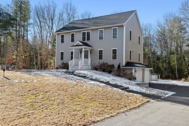 view of colonial house