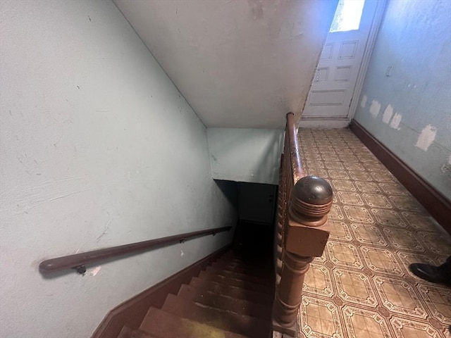 view of stairs