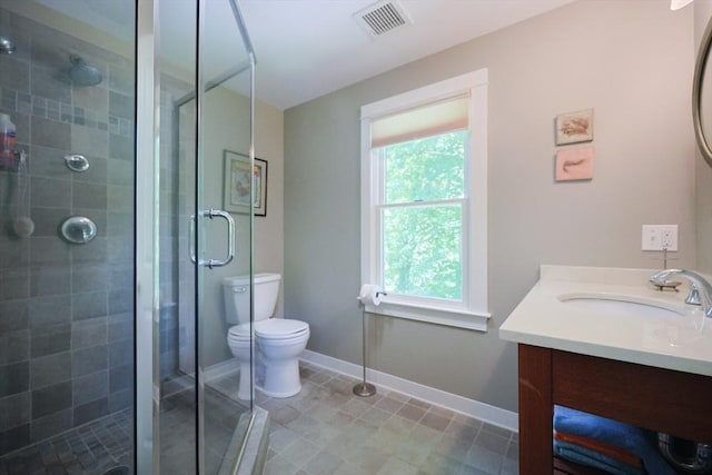 95 Glendale Rd, Sharon, MA 02067 - bathroom with vanity, a stall shower, and tile patterned floors