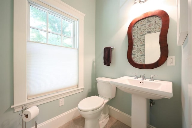 95 Glendale Rd, Sharon, MA 02067 - half bathroom featuring toilet and baseboards