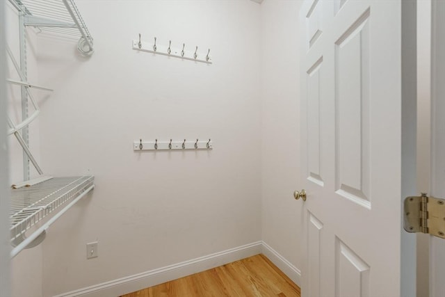 9 Windsor Ln, East Longmeadow, MA 01028 - walk in closet with light wood-type flooring