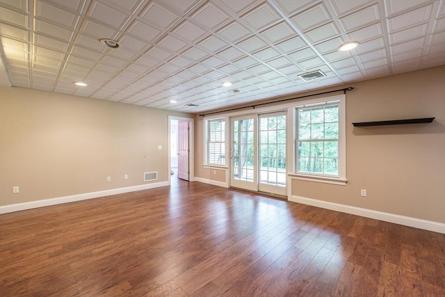 9 Windsor Ln, East Longmeadow, MA 01028 - unfurnished room with wood finished floors and recessed lighting