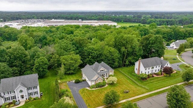 9 Windsor Ln, East Longmeadow, MA 01028 - drone / aerial view of a forest