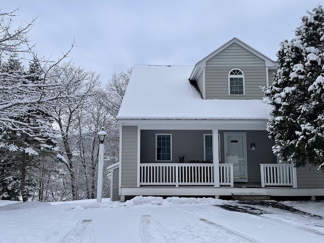 9201 Mountainside Dr Unit 9201, Hancock, MA 01237 - view of front of home featuring covered porch