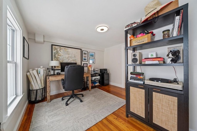 16 Squanto Rd, Weymouth, MA 02191 - office featuring light wood-style floors and baseboards
