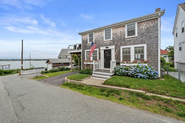 16 Squanto Rd, Weymouth, MA 02191 - view of front of house featuring a water view
