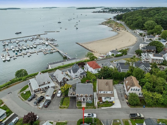 16 Squanto Rd, Weymouth, MA 02191 - aerial view of residential area with a nearby body of water