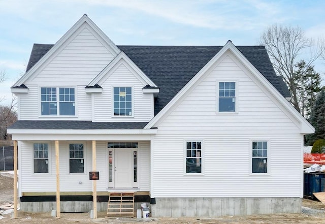 62 High St Lot 1, Stoneham, MA 02180 - view of front of property featuring a shingled roof and a porch