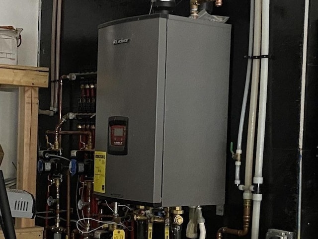 utilities featuring tankless water heater