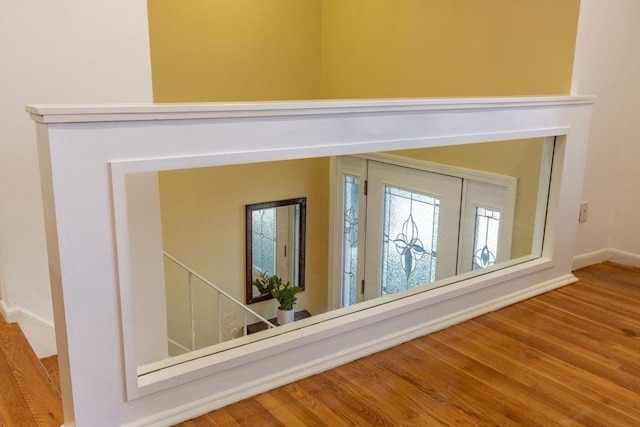 room details featuring wood finished floors