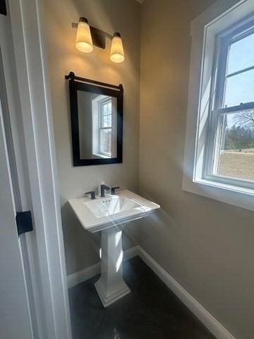 bathroom with baseboards
