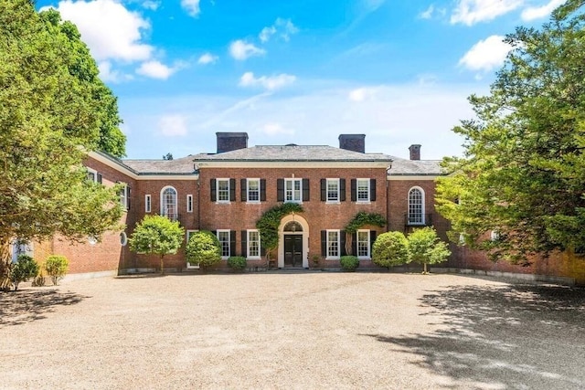 view of colonial home