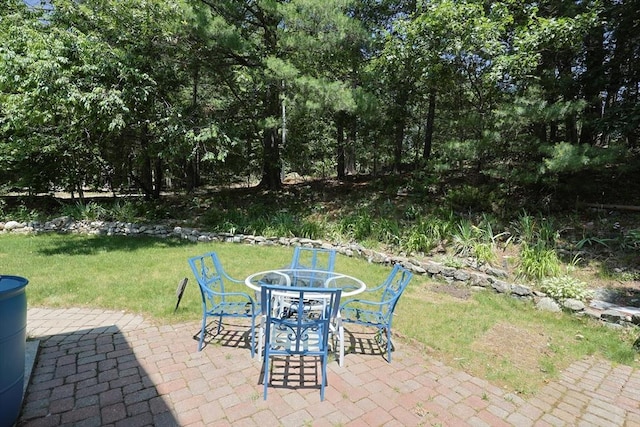 439 S St Unit A, Plainville, MA 02762 - view of patio featuring outdoor dining space