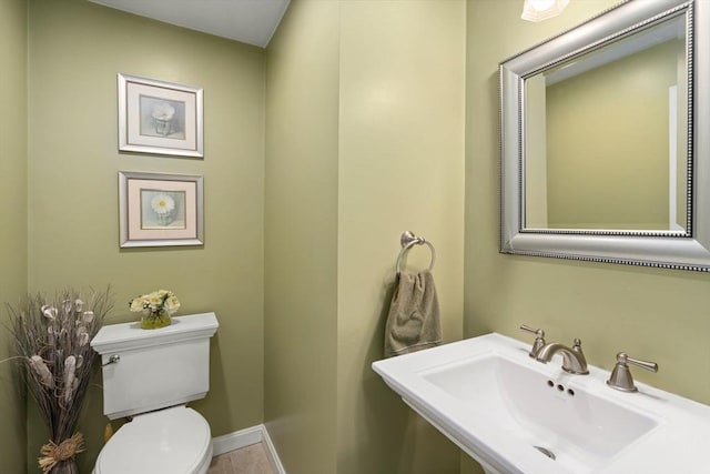 8 Brian Cir, Grafton, MA 01519 - bathroom featuring a sink, toilet, and baseboards