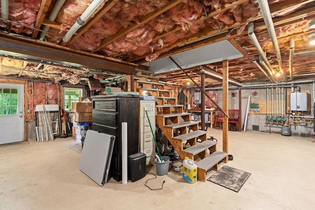 8 Brian Cir, Grafton, MA 01519 - basement featuring tankless water heater