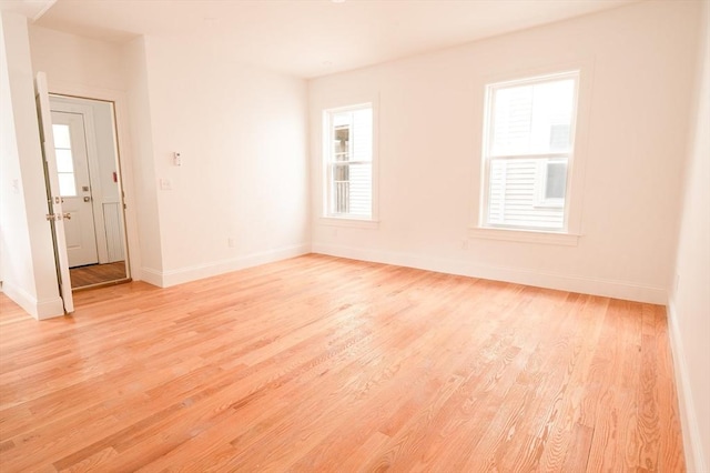 8 Brookside Ave Unit 2, Boston, MA 02130 - spare room with light wood-type flooring, baseboards, and plenty of natural light
