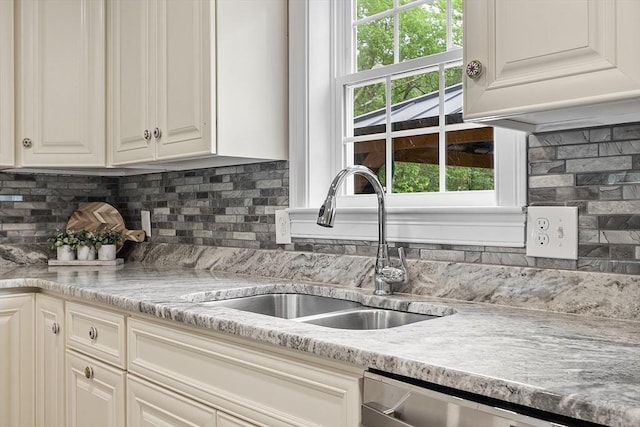 33 N Shore Rd, Westminster, MA 01473 - kitchen with dishwasher, tasteful backsplash, and white cabinetry