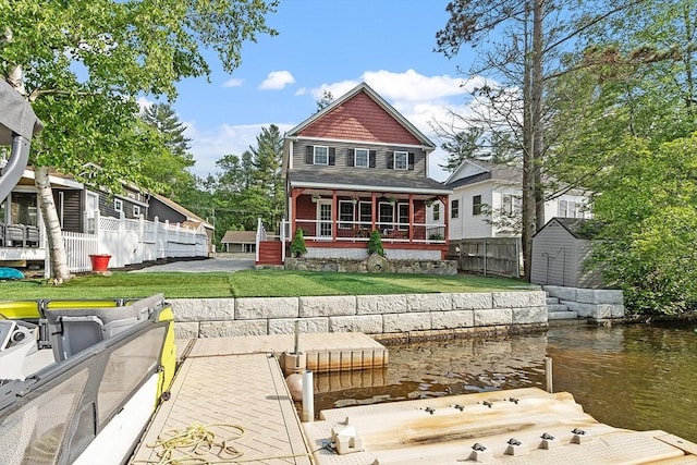 33 N Shore Rd, Westminster, MA 01473 - back of house with a water view