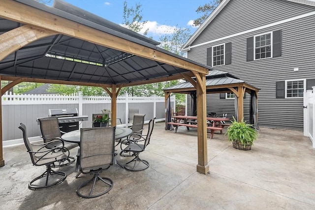33 N Shore Rd, Westminster, MA 01473 - view of patio / terrace featuring a gazebo and outdoor dining area