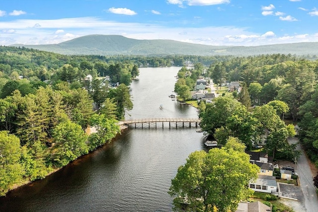 33 N Shore Rd, Westminster, MA 01473 - drone / aerial view of a heavily wooded area and a water and mountain view