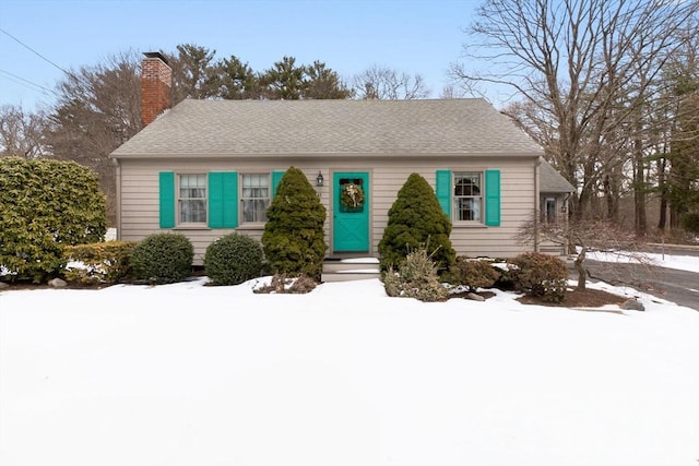 view of front of home