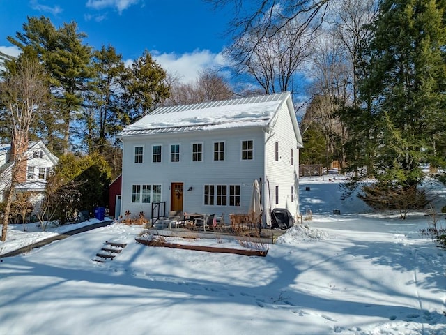 view of colonial-style house