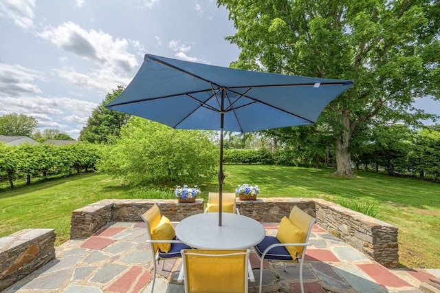 169 Mountainview Rd, East Longmeadow, MA 01028 - view of patio featuring outdoor dining area