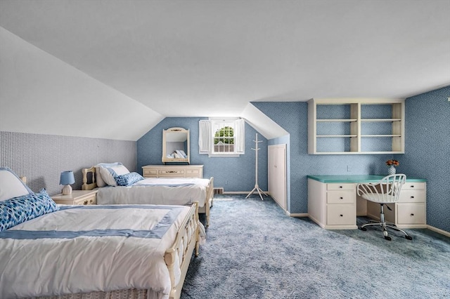 169 Mountainview Rd, East Longmeadow, MA 01028 - carpeted bedroom featuring lofted ceiling and baseboards