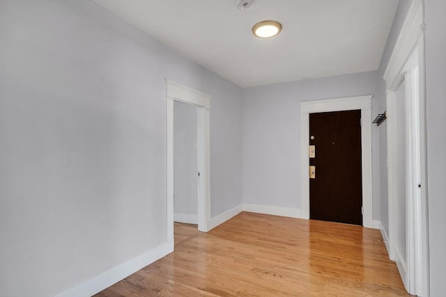 interior space with light wood-type flooring