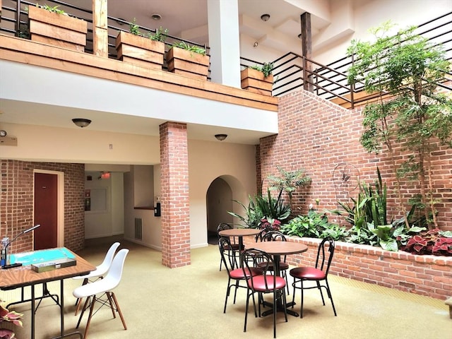 124 College St Unit 20, South Hadley, MA 01075 - view of patio / terrace featuring outdoor dining area