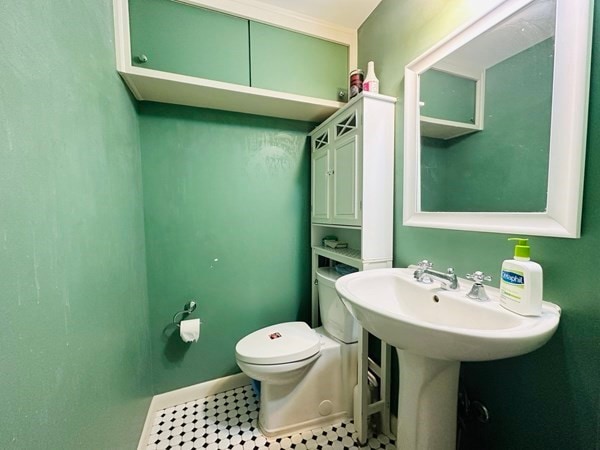 bathroom with toilet