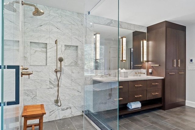 31 Alford Cir, Concord, MA 01742 - full bathroom featuring a shower stall and vanity